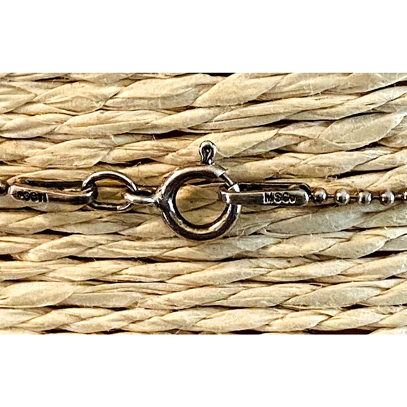 New NWT Mitzy Jonkheer Heart Shape Pendant Sterling Necklace Artist Handmade - Picture 8 of 12